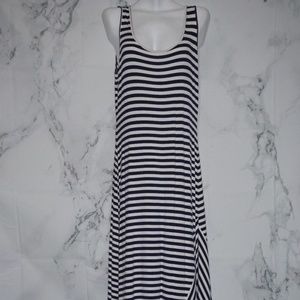 Calvin Klein striped maxi dress